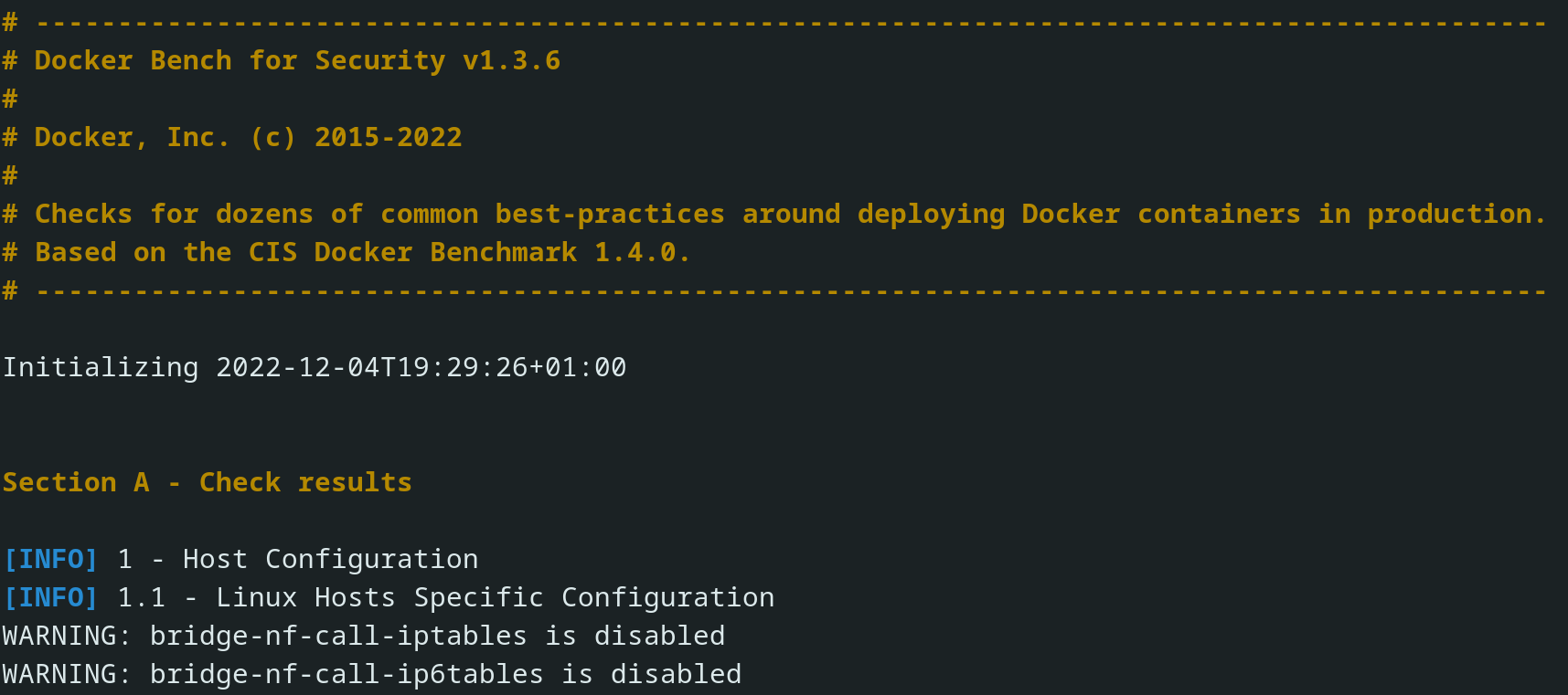 Hardening your Docker installation