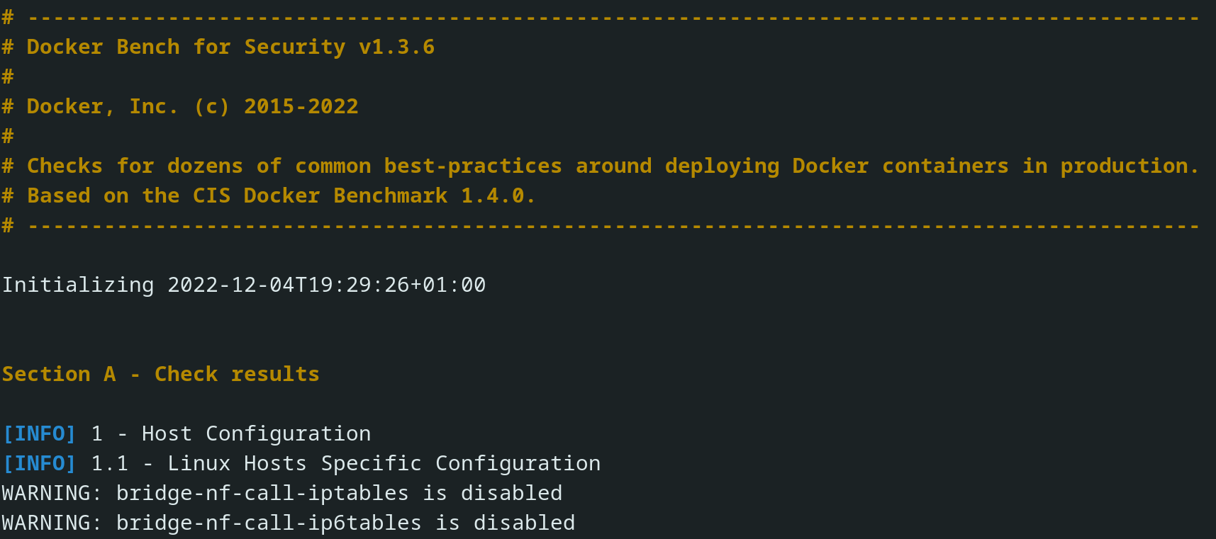 Docker Bench CLI